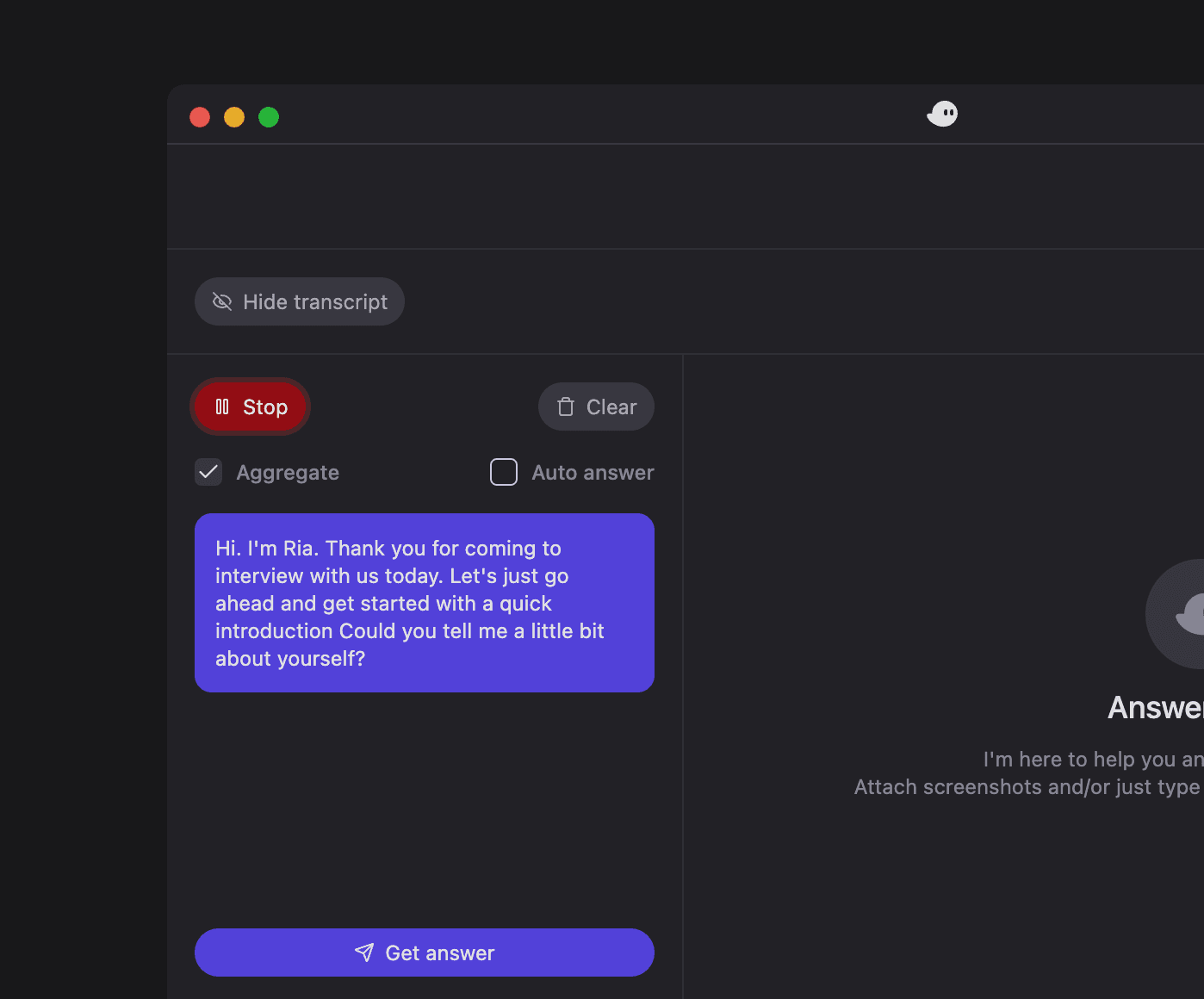 Real-time audio